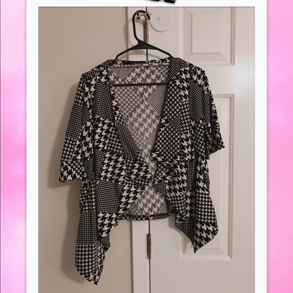 Checkered Cardigan